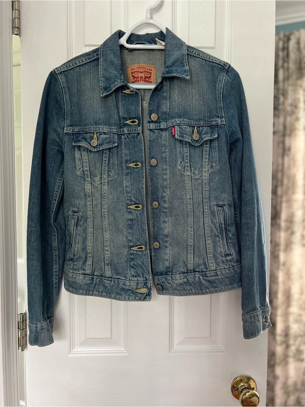 Levi's Light Blue Washed Denim Trucker Jacket